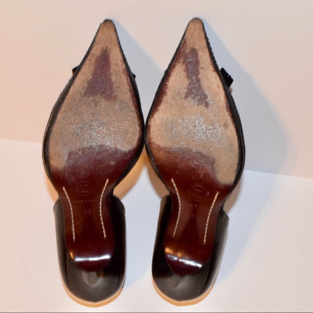 SOLD - Chanel D'Orsay Bow-Accent Pumps - Picture 5 of 8